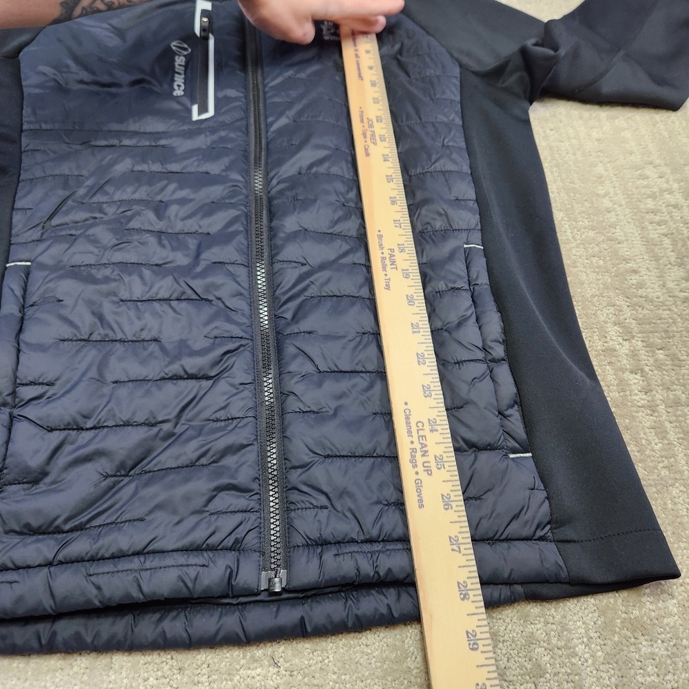 Sunice Golf Jacket Men Medium Hybrid Puffer Bethpage Black PGA Full Zip - Picture 6 of 10